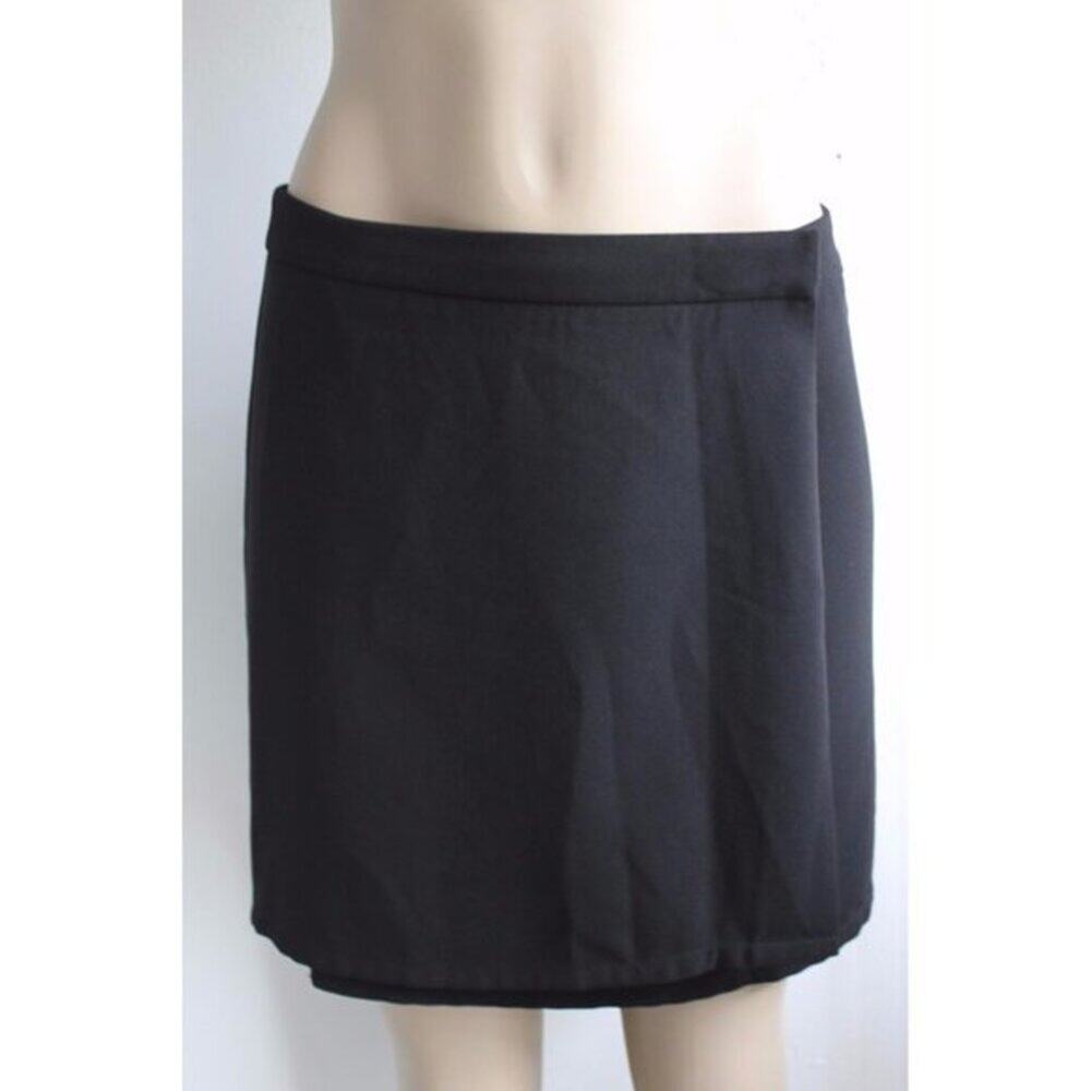 Forever 21 Wrap Skirt Black Size L